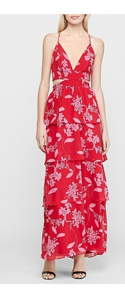 Floral Tiered Maxi Dress